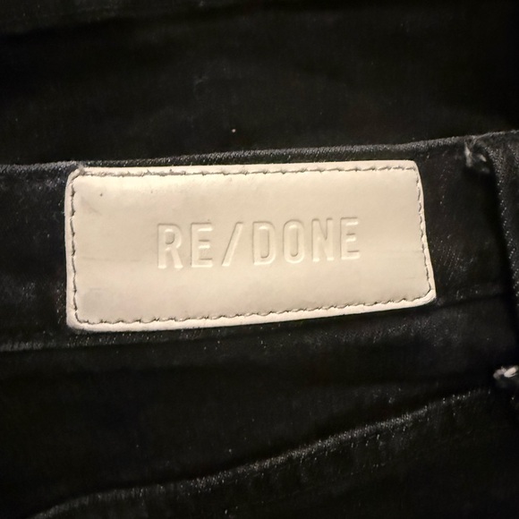 REDONE Straight Leg Jean, 29, Washed black - Picture 4 of 4